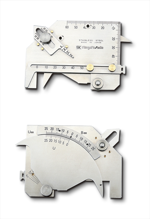 新潟精機 SK 日本製 溶接ゲージ アンダーカット測定可 WGU-9M - 4