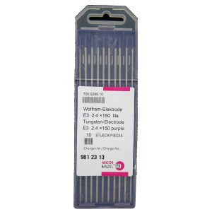 日本ビンツェルタングステン電極棒「E3」2.4mm×10本入品番