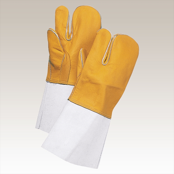 大中産業溶接用手袋牛コンピ３本指 10双品番：YG-3サイズ：フリー（Ｌ） 溶接用皮手袋 Welmart